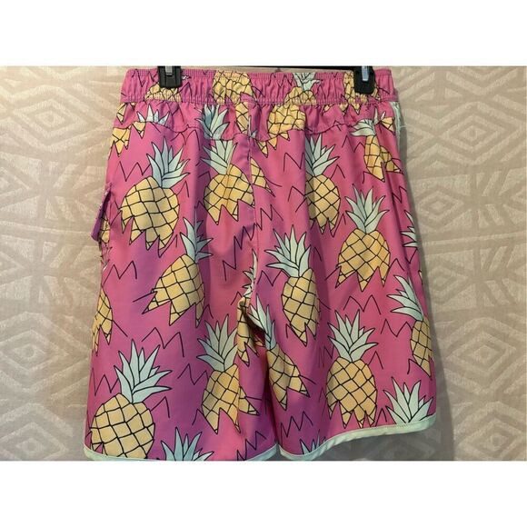 Sovereign‎ Code Los Angeles Pineapple Print Swim Trunks Shorts - Picture 8 of 9